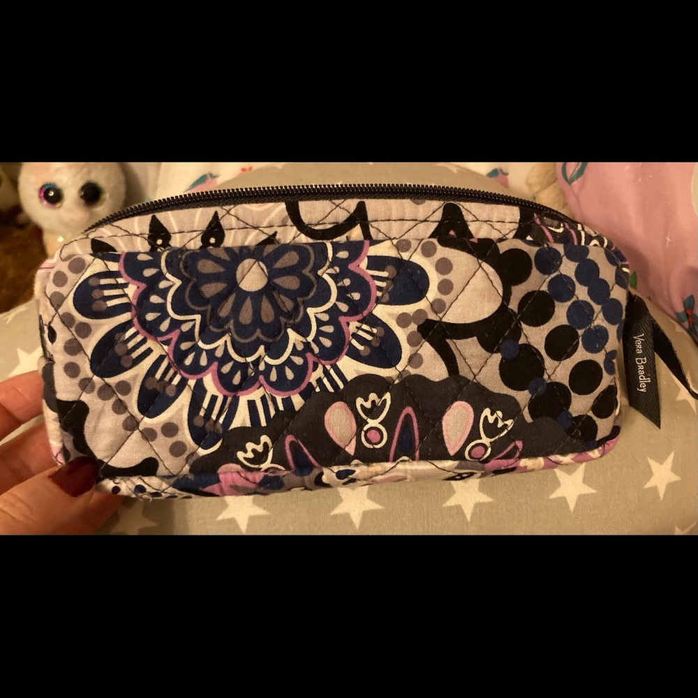 Vera Bradley cosmetic pouch - mimosa medallion print